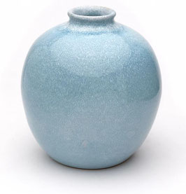 Vase groß - graublau