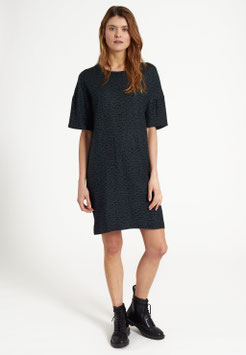 Dress CLOVER #ABSTRACT - deep green