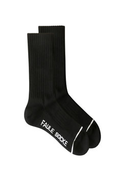 Socke #FAULESOCKE black