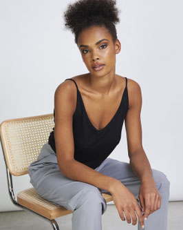 Slip Top TRIANGLE Flow black