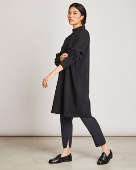 O-Shaped Sweat Dress MOMO Rib black