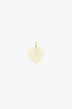 Anhänger IVORY HEART - gold