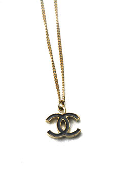 Chanel Halskette in Gold/Schwarz