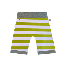 short sun green stripe