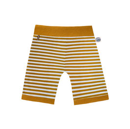 short sun oker stripe