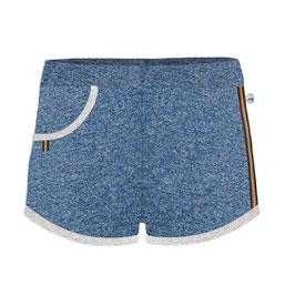 short beach blauw