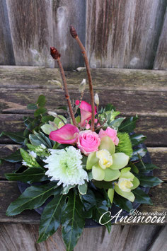 Bloemstuk Voorjaar Roze
