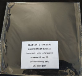 GIANT DRAGON Soft Anti SPEZIAL (extra glatt / leicht verlangsamt) schwarz 0,9 mm DS - nur 1 x vorhanden!