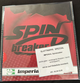 IMPERIAL Spinbreaker Spezial (extra glatt / verlängerte Noppen / leicht verlangsamt) rot ox / schwarz ox - nur jeweils 1 x vorhanden!