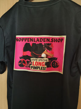 PROMO-SHIRT (NOPPENLADEN.SHOP) schwarz (nur Gr. L) mit Print - nur 3 x vorhanden!