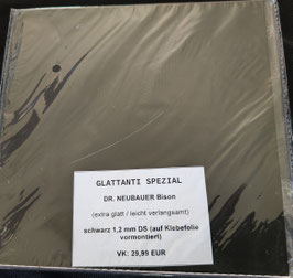 DR. NEUBAUER Bison SPEZIAL (extra glatt / leicht verlangsamt) schwarz 1,2 mm DS - nur 1 x vorhanden!