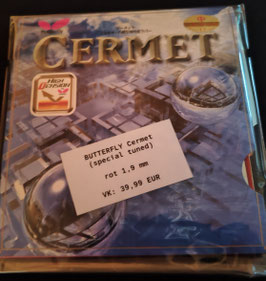 BUTTERFLY Cermet (getuned) rot 1,9 mm / schwarz 1,9 mm - nur wenige Exemplare vorhanden!