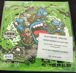 SUPER KAISER G-61 SPEZIAL (extra glatt / verlängert / leicht verlangsamt) rot ox / schwarz ox - nur jeweils 1 x vorhanden!