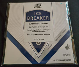 SUNFLEX Icebraker SPEZIAL (extra glatt / verlängert / leicht verlangsamt) blau ox - nur 1 x vorhanden!