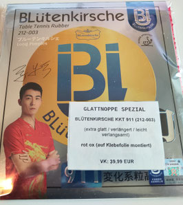 BLÜTENKRISCHE KKT 911 (212-003) SPEZIAL (extra glatt / verlängerte Noppen / leicht verlangsamt) rot OX / schwarz OX - nur jeweils 1 x vorhanden!