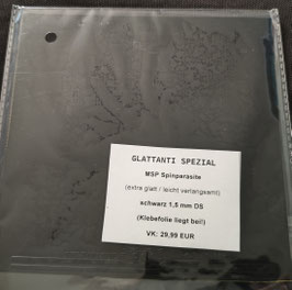 DER-MATERIALSPEZIALIST Spinparasite SPEZIAL (extra glatt / leicht verlangsamt) schwarz 1,5 mm DS - nur 2 x vorhanden!