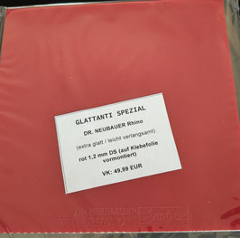 DR. NEUBAUER Rhino SPEZIAL (extra glatt / leicht verlangsamt) rot 1,2 mm DS - nur 1 x vorhanden!