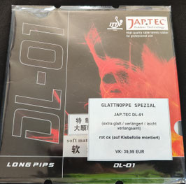 JAP.TEC DL-01 SPEZIAL (extra glatt / verlängert / leicht verlangsamt) rot ox / schwarz ox - nur jeweils 1 x vorhanden!