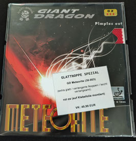 GIANT DRAGON Meteorite SPEZIAL (extra glatt / verlängert / leicht verlangsamt) rot OX / schwarz OX - nur wenige Exemplare vorhanden!