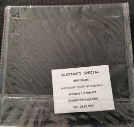 DER-MATERIALSPEZIALIST Beast SPEZIAL (extra glatt / leicht verlangsamt) schwarz 1,5 mm DS - nur 2 x vorhanden!