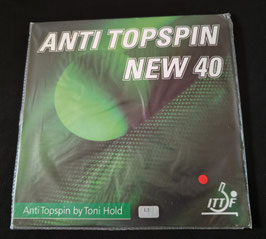 TONI HOLD Anti Topspin New 40 (uralte Antitop) rot 1,5 mm - nur 1 x vorhanden!