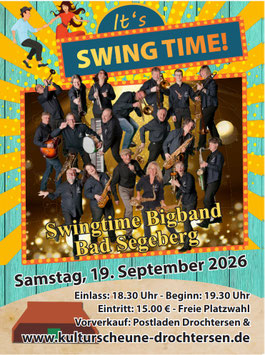 It`s Swingtime mit der Swingtime Bigband Bad Segeberg