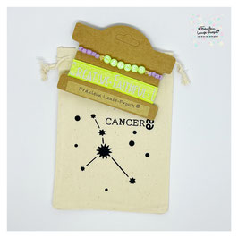 Sternzeichen Armband-Set "Cancer"