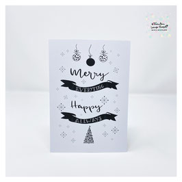 Postkarte "Merry everything" Christmasletters