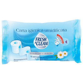 Fresh&Clean Carta Igienica Umidificata 12 pezzi