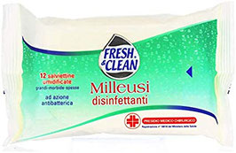 Fresh&Clean Salviettine Disinfettanti  12 pezzi