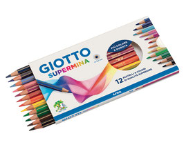Giotto Pastelli Supermina 24Unt  10 scatole
