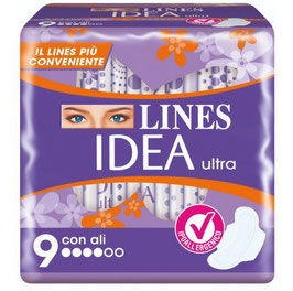Lines Idea Ultra Assorbenti Ali 9Unt 24 pezzi