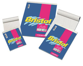 Bristol Blocco 8 x 12 cm. 10 pezzi