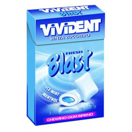 Vivident Blast Fresh Ice Mint SZ  20 pezzi