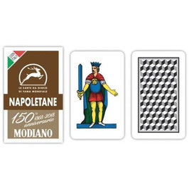 Modiano Carte Napoletane marroni 150° Anniversario