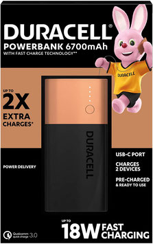 Duracell Powerbank PBX2 6700mAh