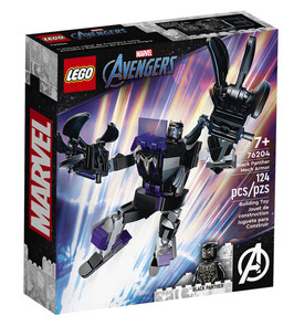 Lego Super Heroes Armatura Black Panther 4 pezzi