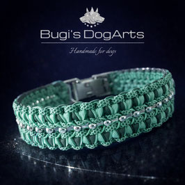 Halsband "St. Tropez" mit Biothane-Verschluss verstellbar