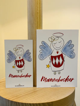 Wunderschönes Magnet "Mannebacher!" plus DIN A7 Karte