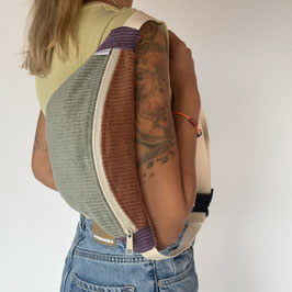 Bauchtasche Cord Colorblocking