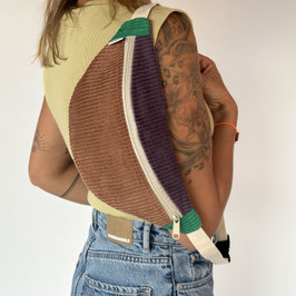 Bauchtasche Cord Colorblocking