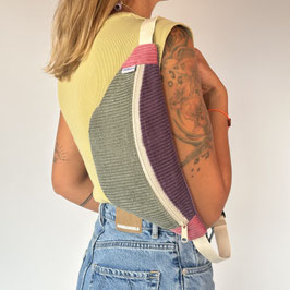 Bauchtasche Cord Colorblocking