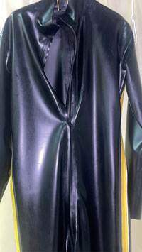 Rubber Catsuit with deco stripes side & back (Einzelstücke / Single pieces)