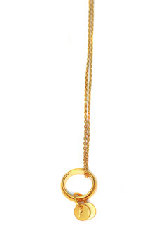 filigrane Kette - Ring for friends Gold mit eigenen Initialien von LeChatVIVI BERLIN®