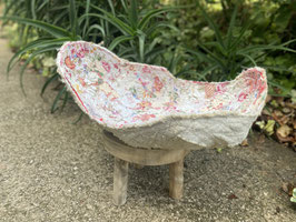 Géode blanche et rose