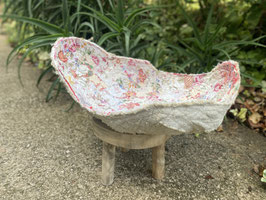 Géode blanche et rose