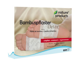 60 Stk. Bambuspflaster - Detox plus Geschenk