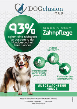 Trockenfutter: DOGclusion MED - Zahnpflege (10 kg)