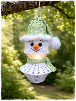 Lampion  Schneemann/Mütze und Schal