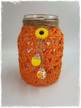 13. Windlicht orange